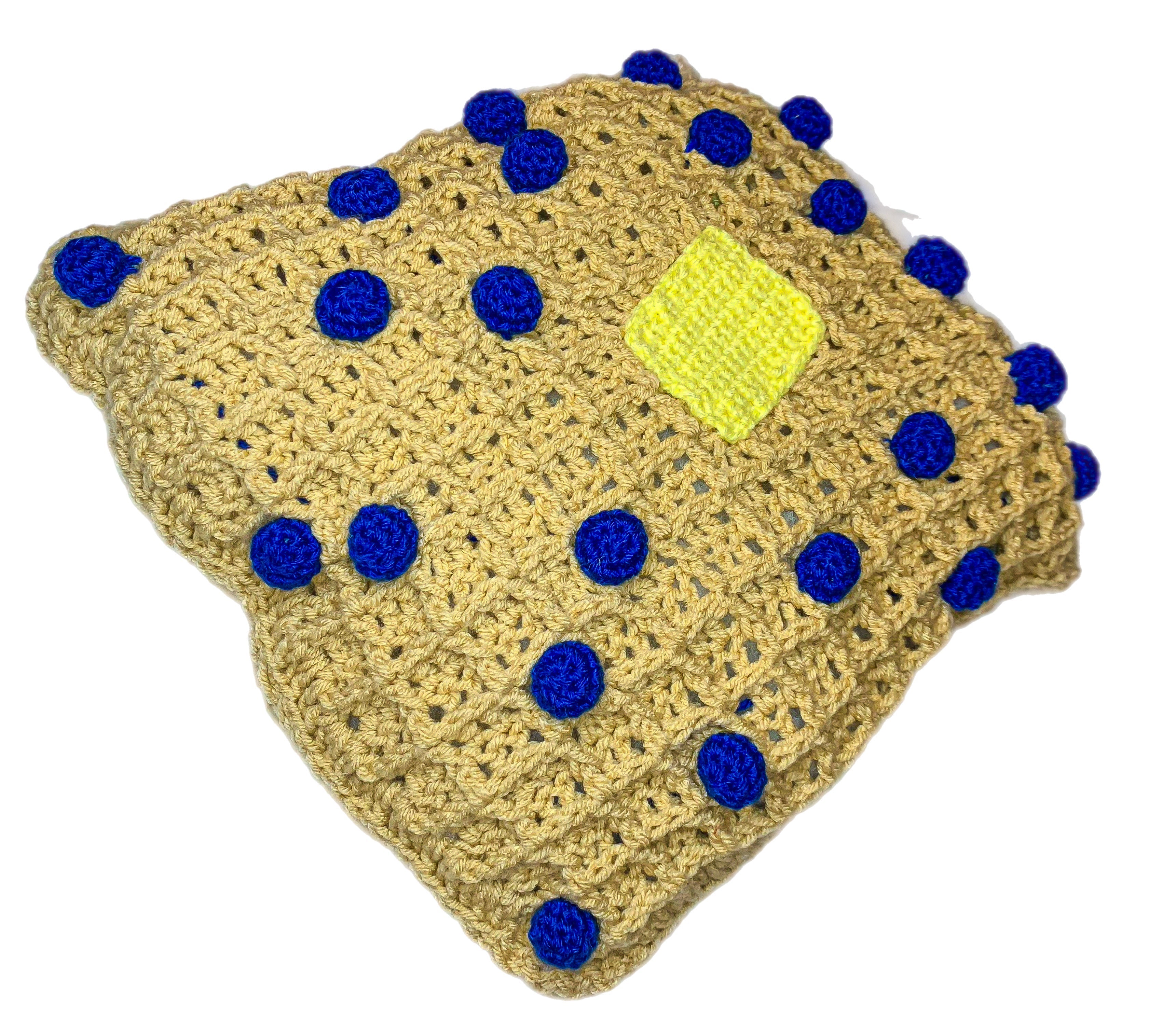 Blueberry Waffle Pillow