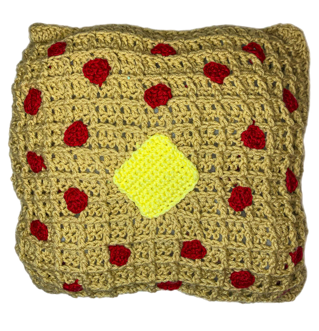 Strawberry Waffle Pillow