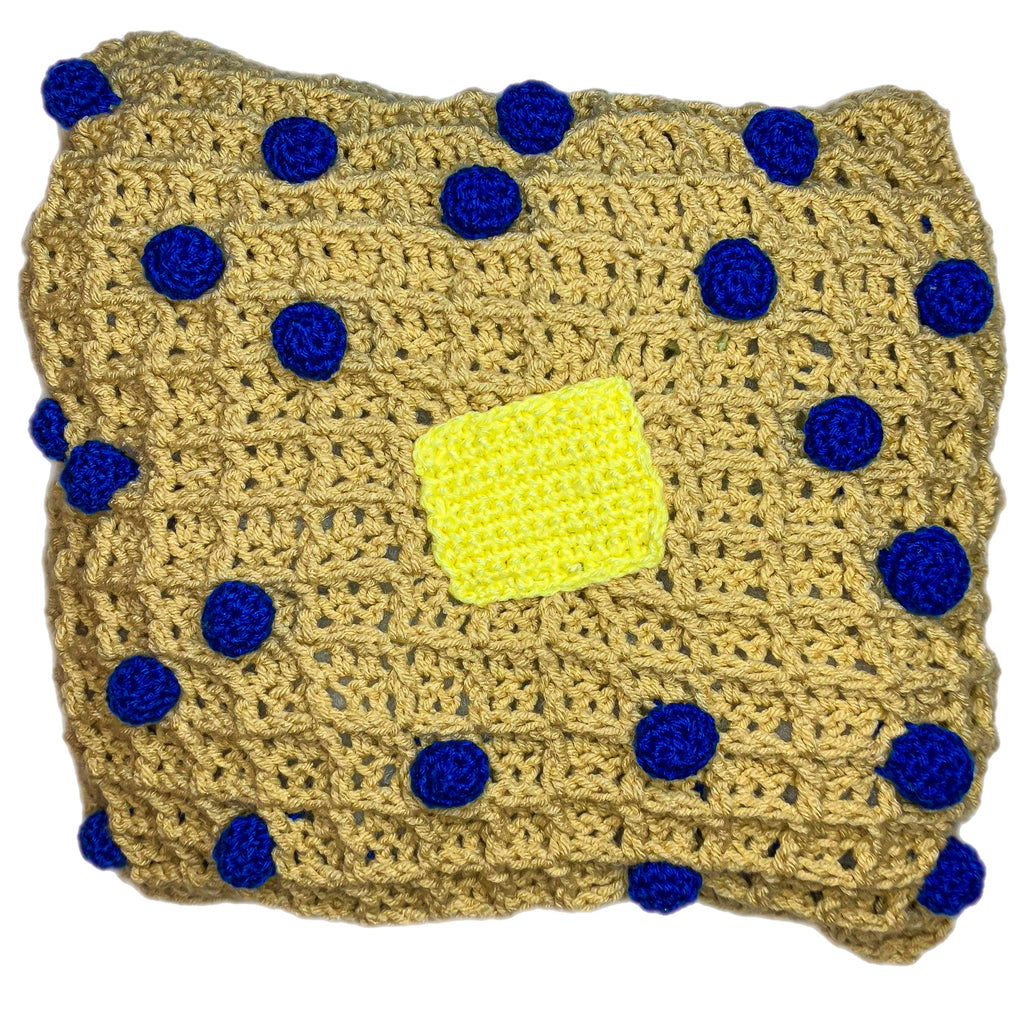 Blueberry Waffle Pillow