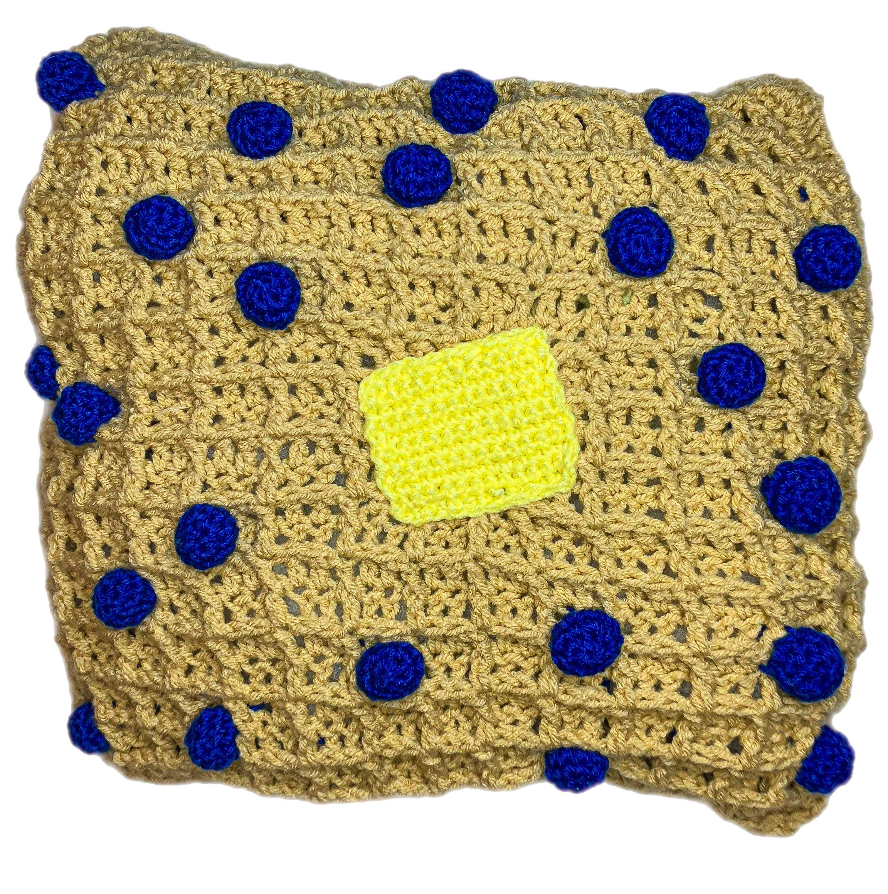 Blueberry Waffle Pillow