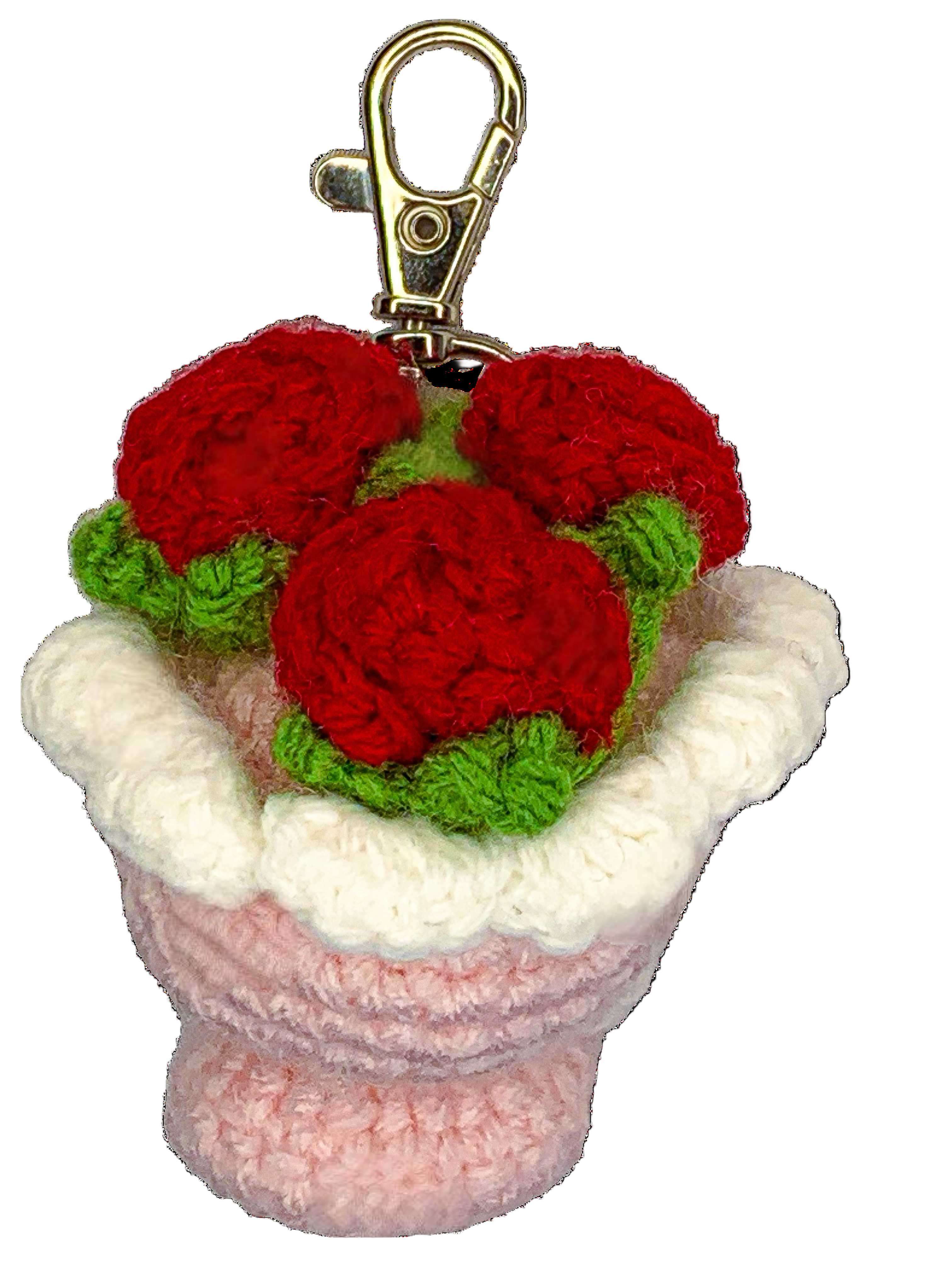 Rose Bouquet Keychain