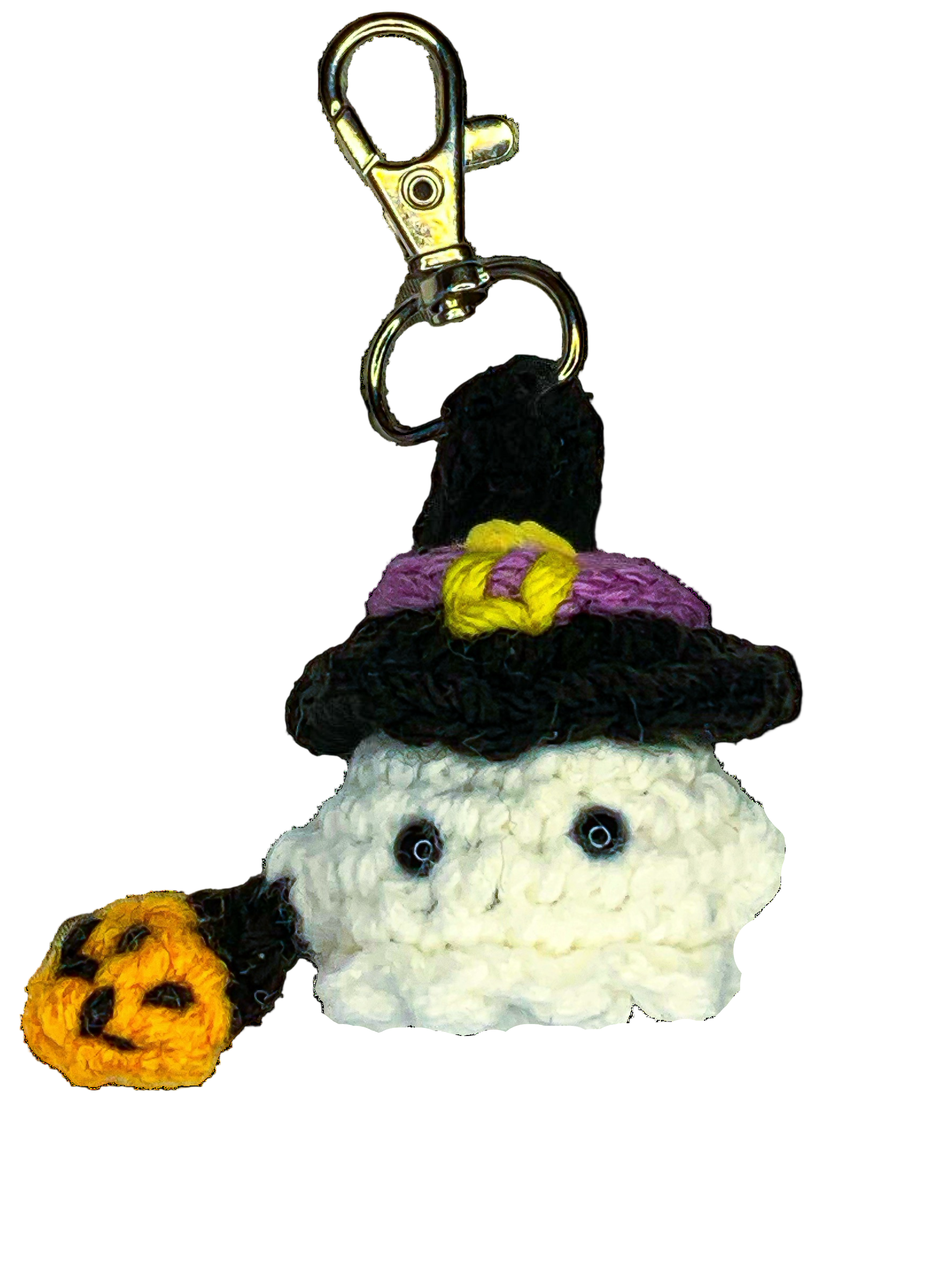 Halloween Ghost Trick or Treater Keychain