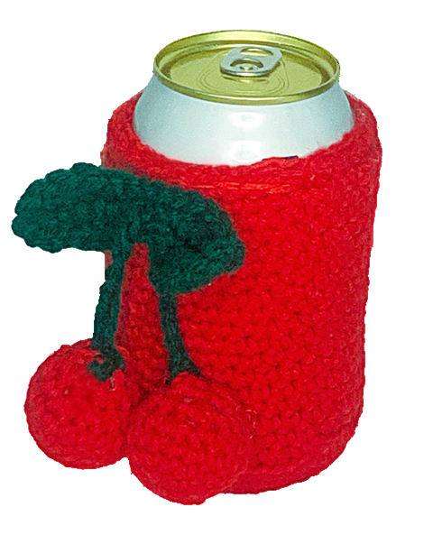Cherry Can Koozie