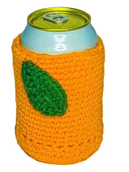 Orange Can Koozie