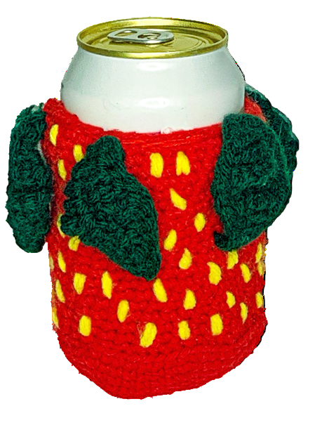 Strawberry Can Koozie