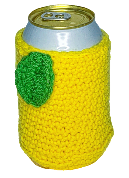Lemon Can Koozie